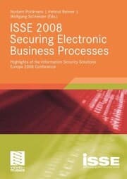 Cover von ISSE 2008 Securing Electronic Business Processes