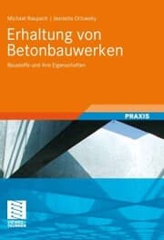 Cover von Erhaltung von Betonbauwerken