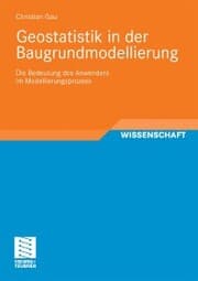 Cover von Geostatistik in der Baugrundmodellierung