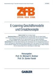 Cover von E-Learning Geschäftsmodelle und Einsatzkonzepte