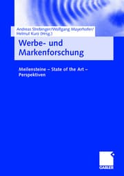 Cover von Werbe- und Markenforschung