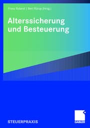 Cover von Alterssicherung und Besteuerung