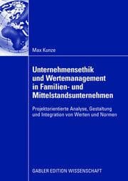 Cover von Unternehmensethik und Wertemanagement in Familien- und Mittelstandsunternehmen