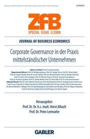 Cover von Corporate Governance in der Praxis mittelständischer Unternehmen