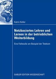 Cover von Netzbasiertes Lehren und Lernen in der betrieblichen Weiterbildung