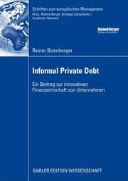 Cover von Informal Private Debt