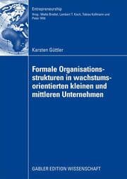 Cover von Formale Organisationsstrukturen in wachstumsorientierten kleinen und mittleren Unternehmen