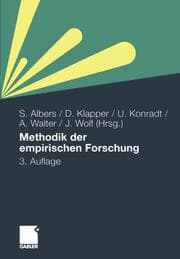 Cover von Methodik der empirischen Forschung