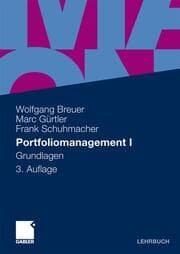 Cover von Portfoliomanagement I