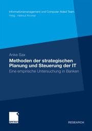 Cover von Methoden der strategischen Planung und Steuerung der IT