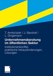 Cover von Unternehmensberatung in der öffentlichen Verwaltung