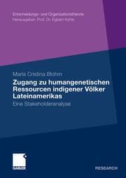 Cover von Zugang zu humangenetischen Ressourcen indigener Völker Lateinamerikas