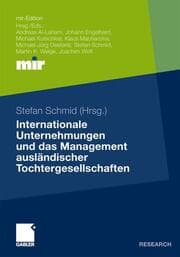 Cover von Internationale Unternehmungen und das Management ausländischer Tochtergesellschaften