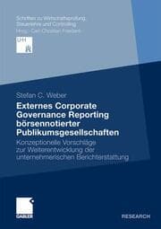 Cover von Externes Corporate Governance Reporting börsennotierter Publikumsgesellschaften
