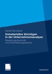 Cover von Bewertung des immateriellen Vermögens in der Unternehmensanalyse