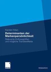 Cover von Determinanten der Markenpersönlichkeit