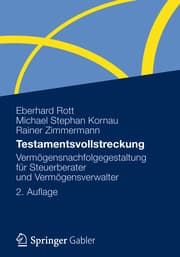 Cover von Testamentsvollstreckung