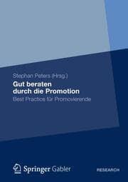 Cover von Gut beraten durch die Promotion