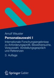 Cover von Personalauswahl I