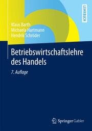 Cover von Betriebswirtschaftslehre des Handels