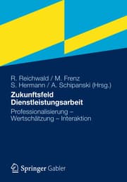 Cover von Zukunftsfeld Dienstleistungsarbeit