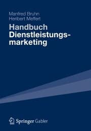 Cover von Handbuch Dienstleistungsmarketing