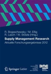 Cover von Supply Management Research