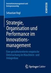 Cover von Strategie, Organisation und Performance im Innovationsmanagement
