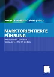 Cover von Marktorientierte Führung im wirtschaftlichen und gesellschaftlichen Wandel