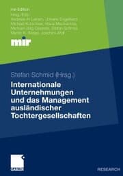 Cover von Internationale Unternehmungen und das Management ausländischer Tochtergesellschaften