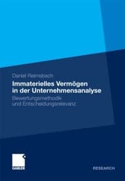 Cover von Immaterielles Vermögen in der Unternehmensanalyse