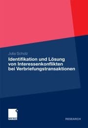 Cover von Identifikation und Lösung von Interessenkonflikten bei Verbriefungstransaktionen