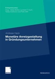 Cover von Monetäre Anreizgestaltung in Gründungsunternehmen