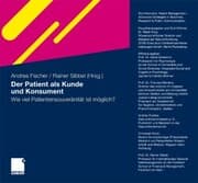 Cover von Der Patient als Kunde und Konsument