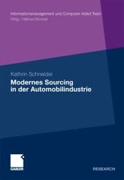 Cover von Modernes Sourcing in der Automobilindustrie