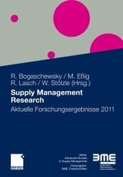 Cover von Supply Management Research
