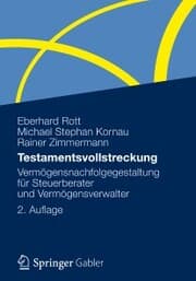 Cover von Testamentsvollstreckung