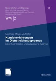 Cover von Kundenerfahrungen im Dienstleistungsprozess