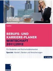 Cover von Berufs- und Karriere-Planer Wirtschaft 2011 , 2012