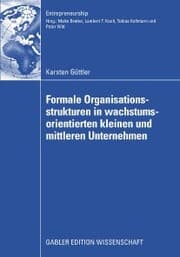Cover von Formale Organisationsstrukturen in wachstumsorientierten kleinen und mittleren Unternehmen