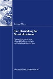 Cover von Die Entwicklung der Zinsstrukturkurve
