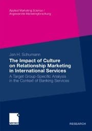 Cover von The Impact of Culture on Relationship Marketing in International Services