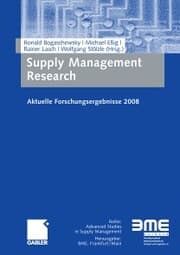 Cover von Supply Management Research