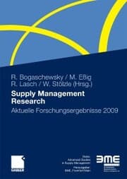 Cover von Supply Management Research