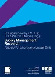 Cover von Supply Management Research