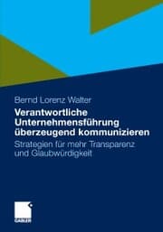 Cover von Verantwortliche Unternehmensführung überzeugend kommunizieren