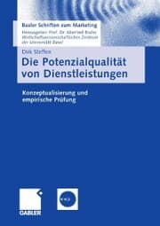 Cover von Die Potenzialqualität von Dienstleistungen