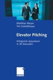 Cover von Elevator Pitching