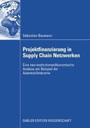 Cover von Projektfinanzierung in Supply Chain Netzwerken