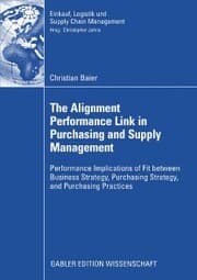 Cover von The Alignment Performance Link in Purchasing and Supply Management